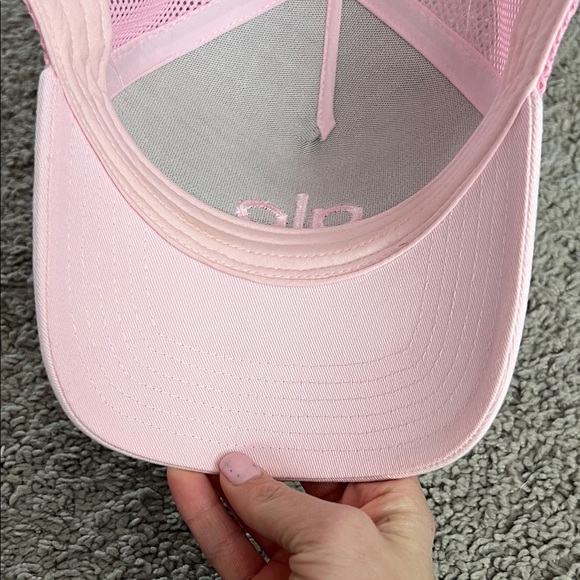 Alo Pink Trucker Hat - Picture 5 of 6